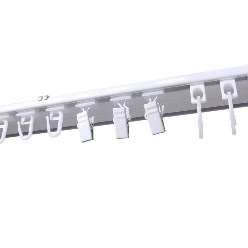 Karnisz szyna sufitowa aluminiowa podwójna SMALL PLUS 400 cm