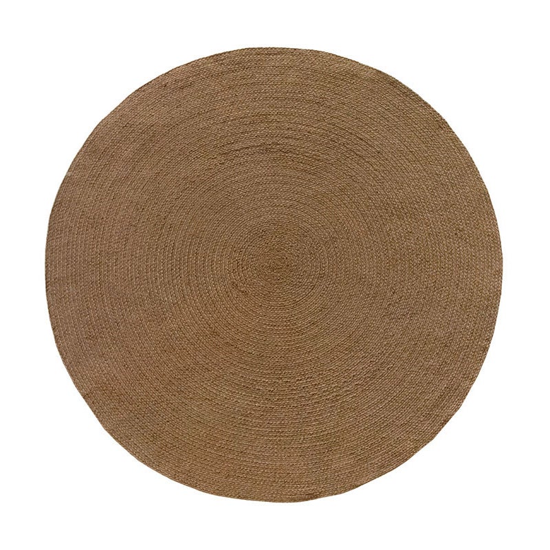 Hamid - Okrągły dywan Nansa Brown do wnętrz i na zewnątrz 120x120