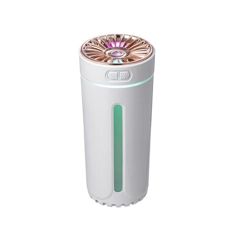 Nawilżacz powietrza z automatycznym wyłączaniem, przenośny atomizer USB do samochodu (biały)