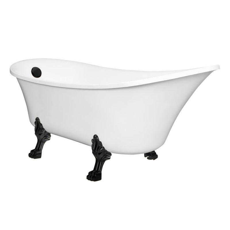 Kerra Wanna wolnostojąca Antica z akcesoriami w kolorze czarnym, komplet