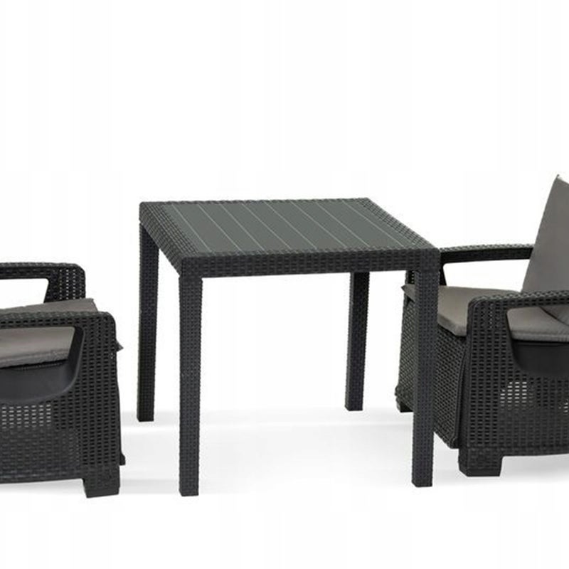 Zestaw Mebli Ogrodowych Matteo stolik + dwa fotele