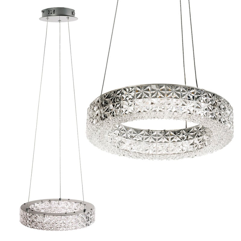 Lampa Sufitowa Wisząca Led Toolight Led Ms003-Cp Chrom 28Cm
