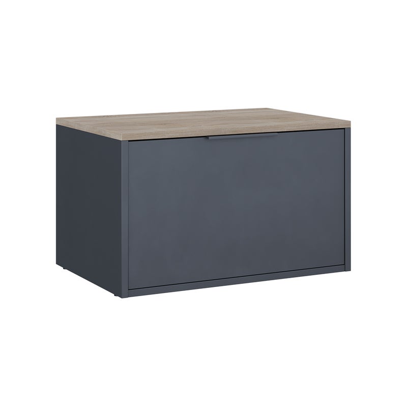 Vicco Kredens Betti, Antracyt/Sonoma, 60 x 36 cm z drzwiami