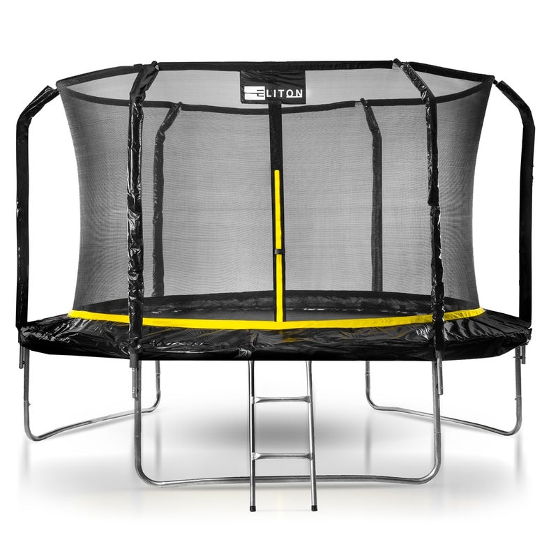 Trampolina Ogrodowa 12FT 374CM PREMIUM z siatką wewnętrzną i drabinką