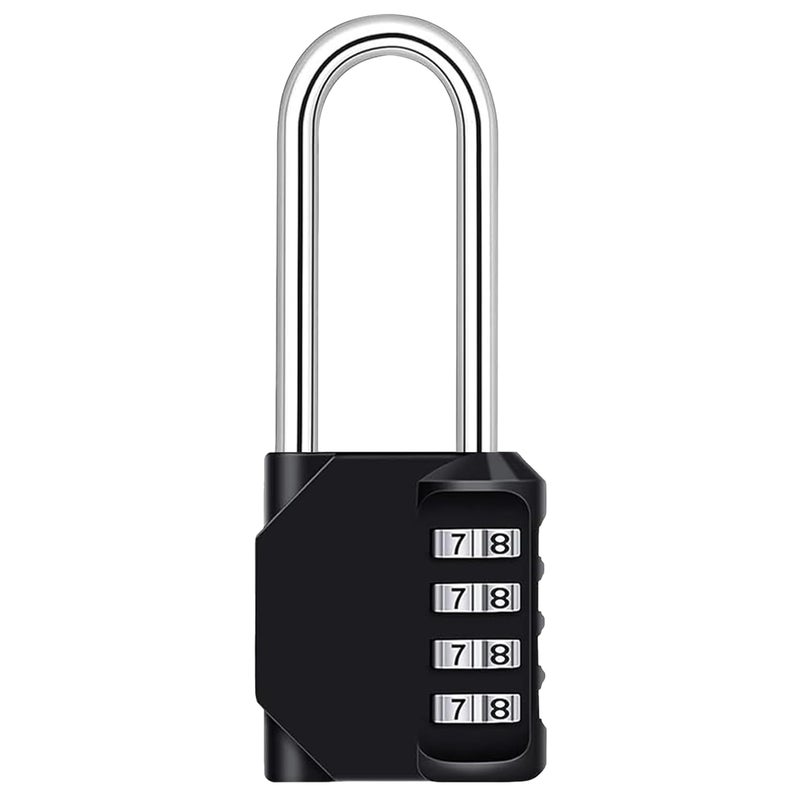 Wodoodporna kłódka szyfrowa 4-cyfrowa, odporna na warunki atmosferyczne kłódka zewnętrzna do szkół, siłowni i szafek