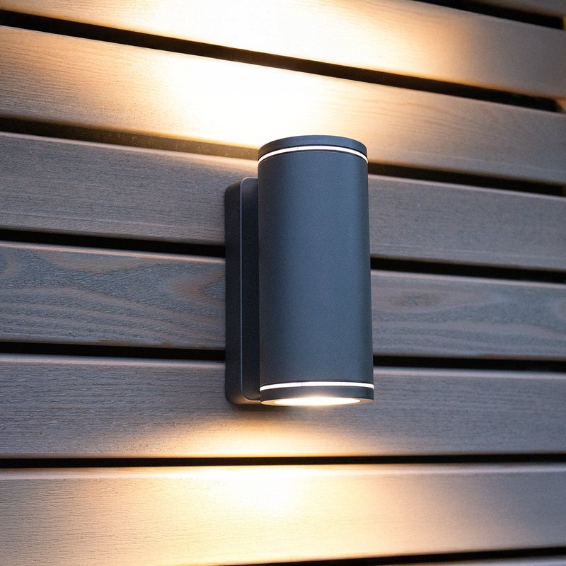 Steinel Kinkiet zewnętrzny LED L 940, w zestawie 2x LED GU10, 3000 K ciepły biały, 1240 lm, aluminium