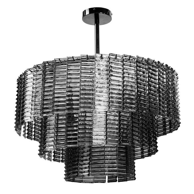 Lampa Sufitowa Wisząca Toolight App1678-8Cp Szary
