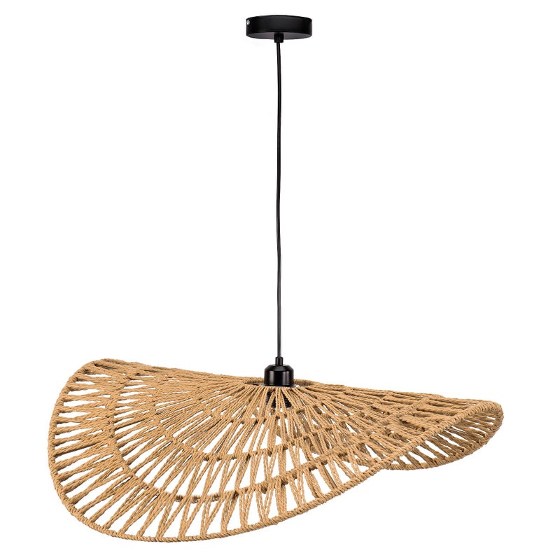 Lampa Sufitowa Wisząca Toolight App1740-1Cp Brązowy 80Cm