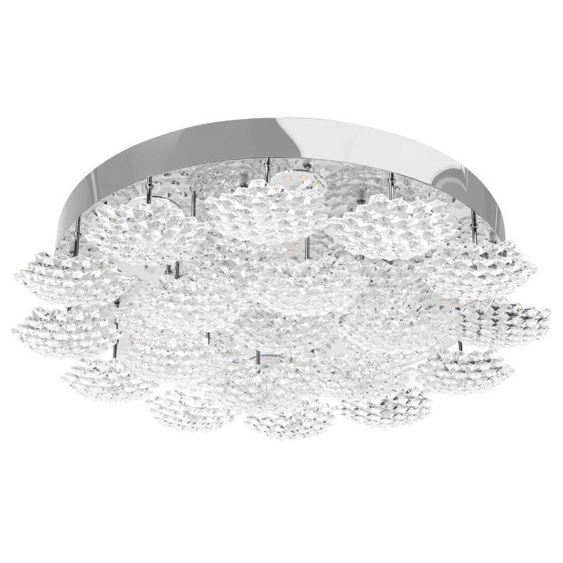 Lampa Sufitowa Kryształowa Led Toolight Ms014-C Chrom