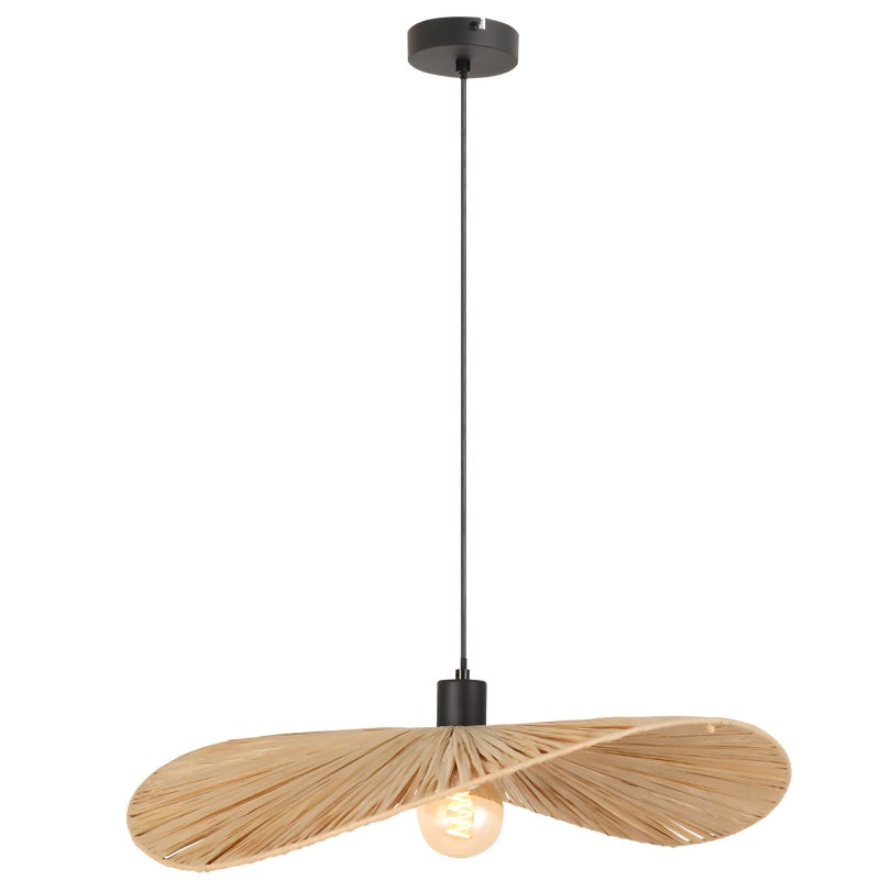 Lampa Sufitowa Wisząca Toolight App1826-1Cp Czarny Brązowy