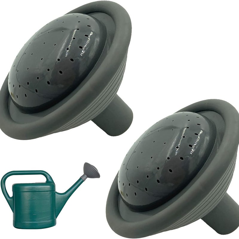 2 × konewka ogrodowa z główką róży, plastikowa butelka wymienna do konewki, dysza zraszająca do konewki ogrodowej