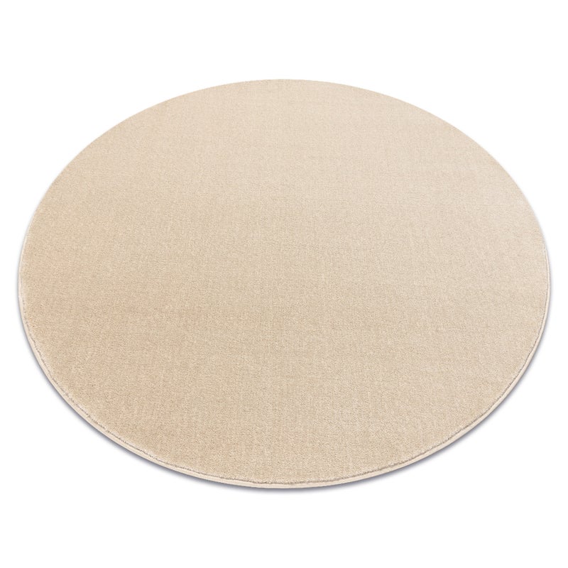 Dywan koło SEDUCTION krem 34 miękka, wytrzymała, do sypialni, do hotelu koło 150 cm