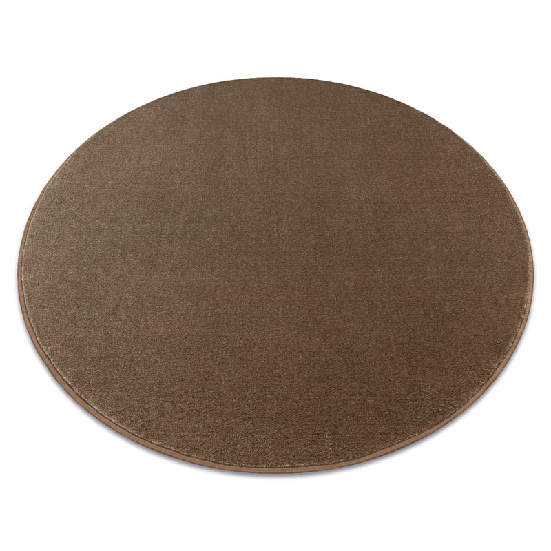 Dywan koło SEDUCTION brązowy 46 miękka, wytrzymała, do sypialni, do hotelu koło 100 cm