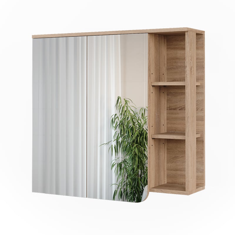 Vicco Szafka z lustrem Karen, Sonoma, 80 x 75 cm