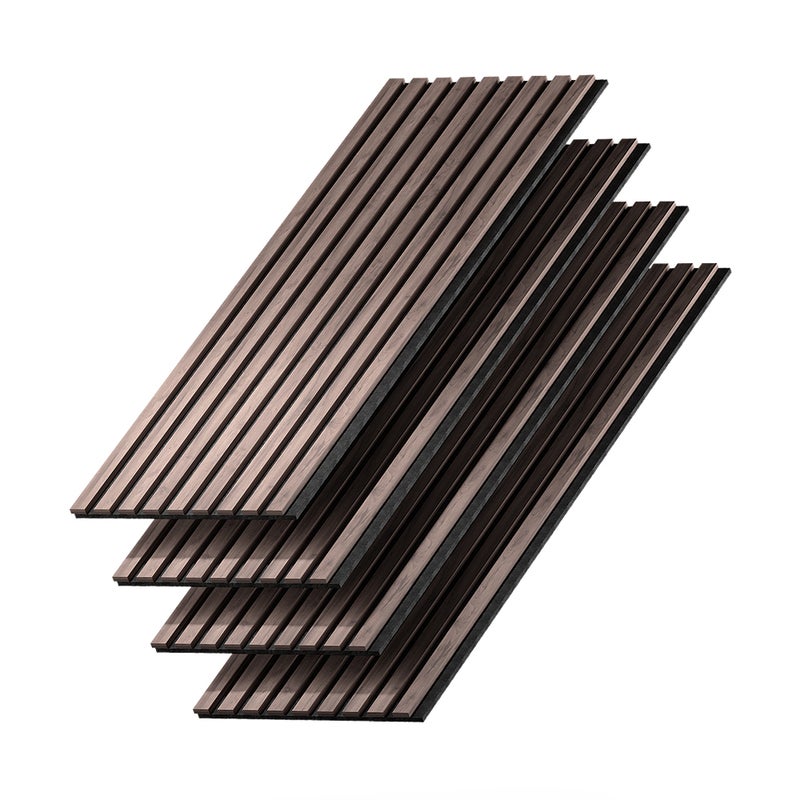 Vicco Panele ścienne Akustikpaneel, Orzech/brąz, 4 szt.