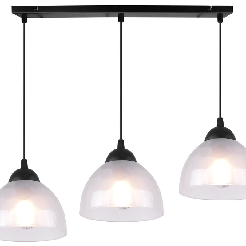 Lampa sufitowa wisząca Venice modern 3xE27 klosz półokrągły biały Light Home LH