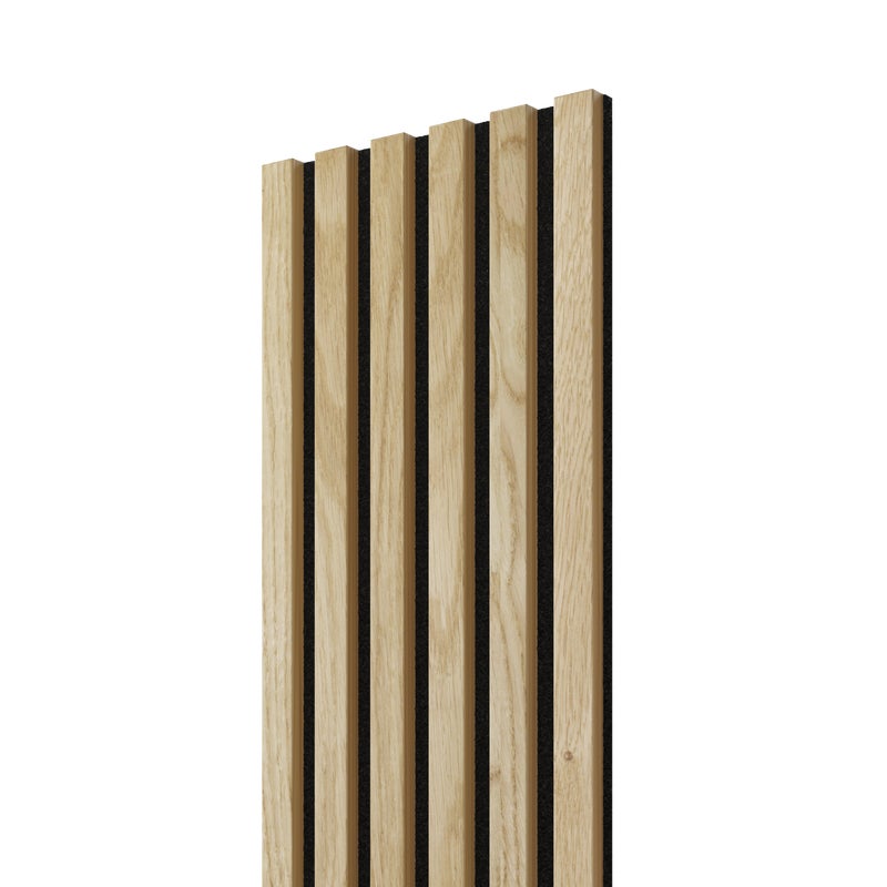 Lamele na czarnym filcu LAMELE3D - Fornir dębowy