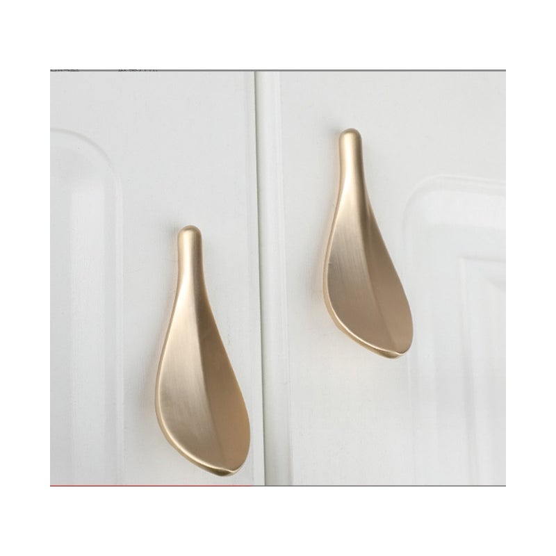 Odległość między środkami otworów: 32 mm, Uchwyt szafki kuchennej, Uchwyt meblowy, Gałki do drzwi, Złota gałka meblowa, 2 sztuki, Renowacja drzwi, Sz