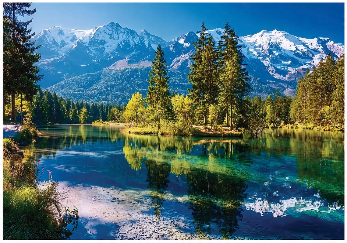FOTOTAPETA GÓRY KRAJOBRAZ NATURA JEZIORO NA ŚCIANĘ SYPIALNIA SALON 400x280