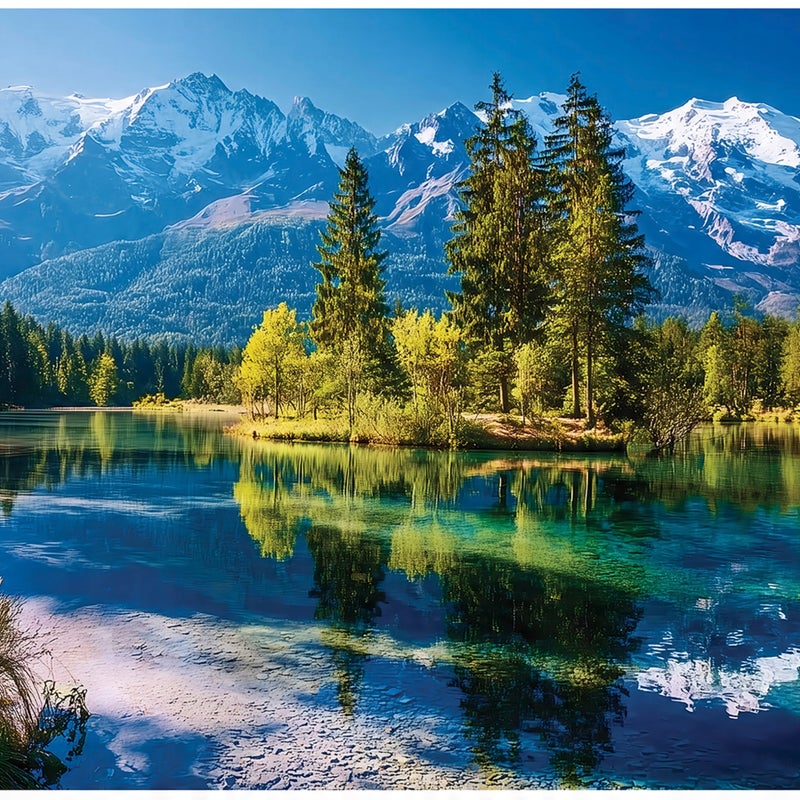 FOTOTAPETA GÓRY KRAJOBRAZ NATURA JEZIORO NA ŚCIANĘ SYPIALNIA SALON 300x210