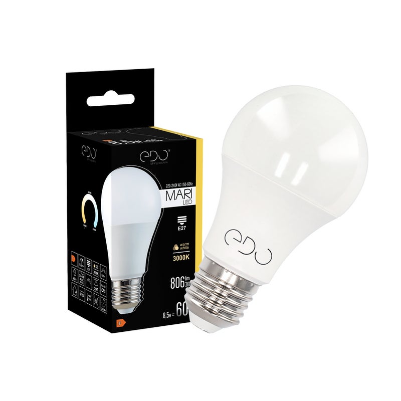 Żarówka Edo Mari LED E27 8,5W 3000K ciepła WW 806lm EDO777432