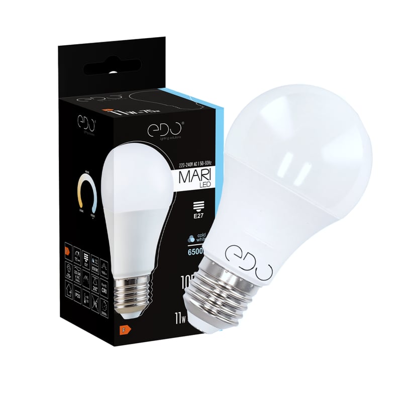 Żarówka Edo Mari LED E27 11W 6500K zimna CW 1055lm EDO777593