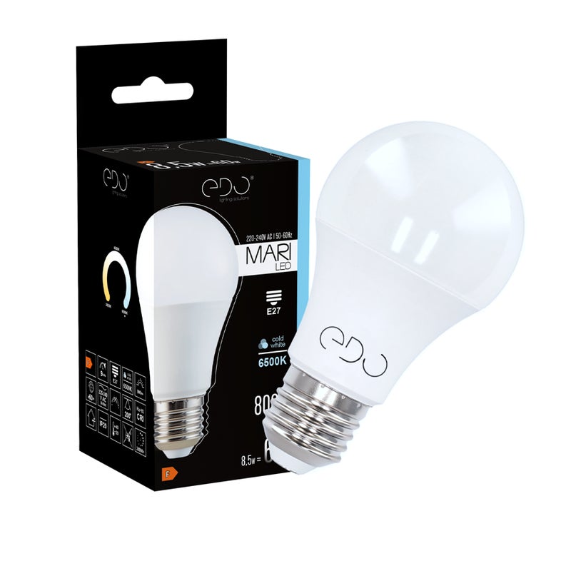 Żarówka Edo Mari LED E27 8,5W 6500K zimna CW 806lm EDO777587