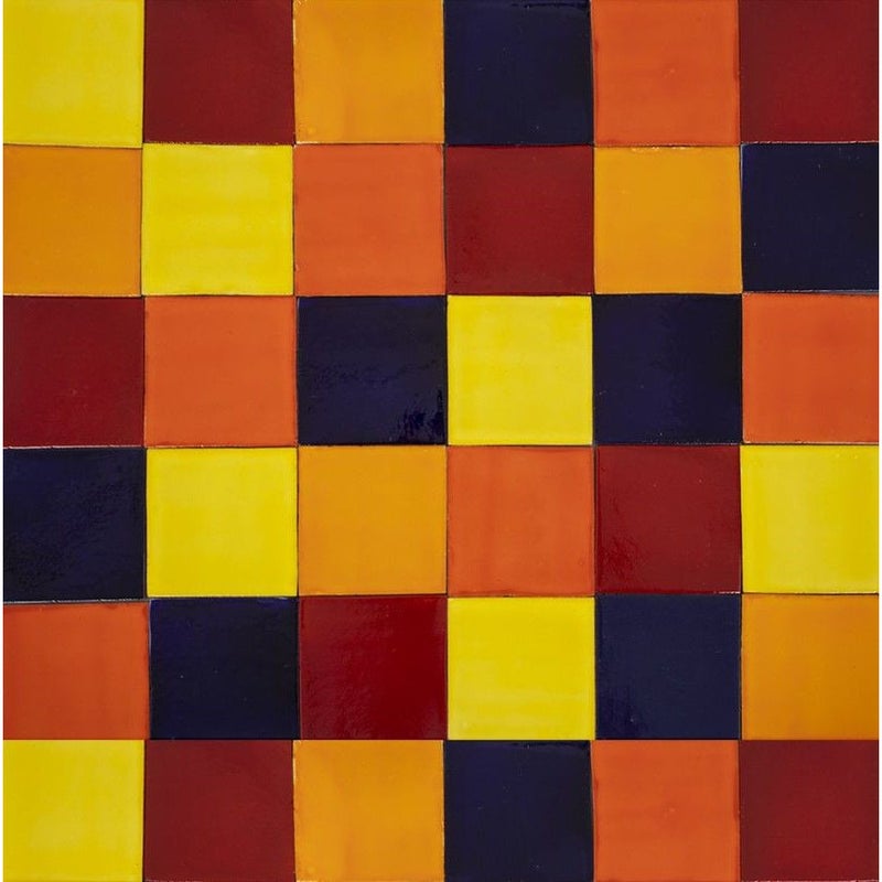 Intenso – Kolorowe meksykańskie płytki patchworkowe 10,5x10,5 cm