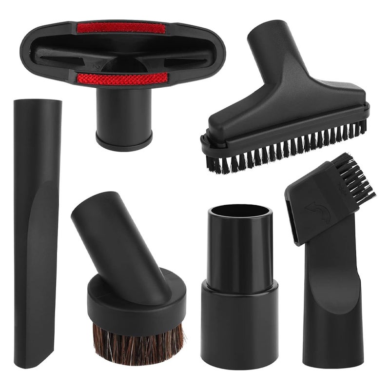 6 akcesoriów do odkurzacza - Końcówka odkurzacza - Uniwersalna szczotka do mebli