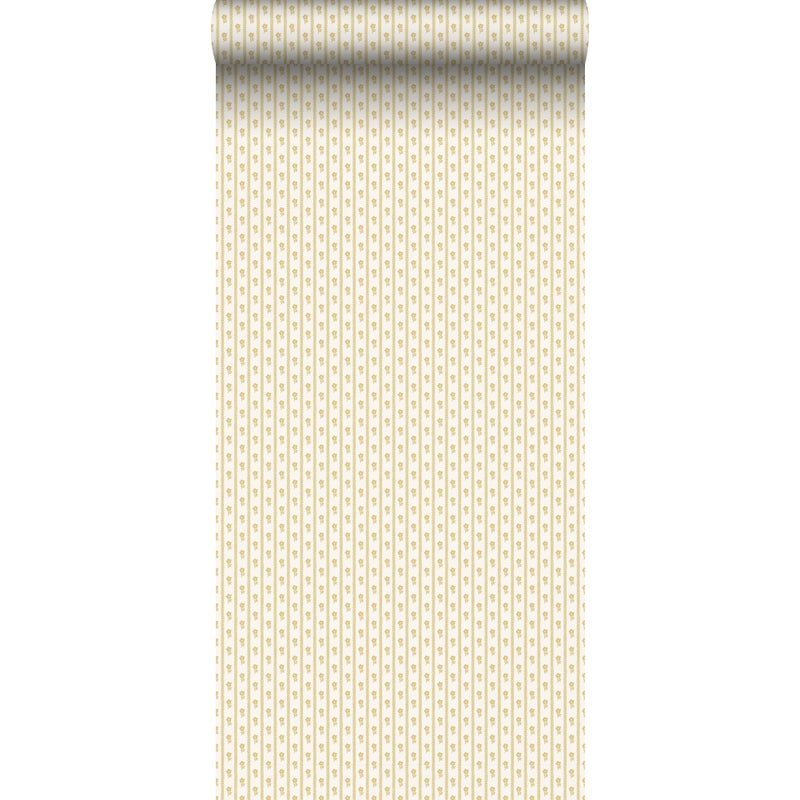 Tapeta kwiaty żółtym - 53 cm x 10.05 m - BORASTAPETER