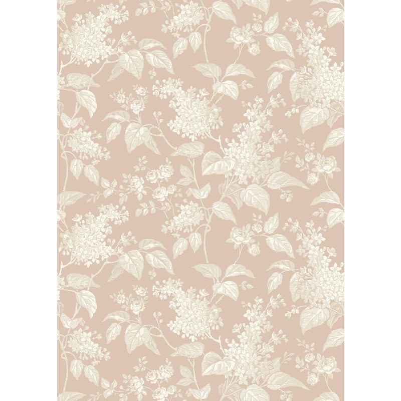 Tapeta kwiaty różowymIbeżowym - 53 cm x 10.05 m - BORASTAPETER
