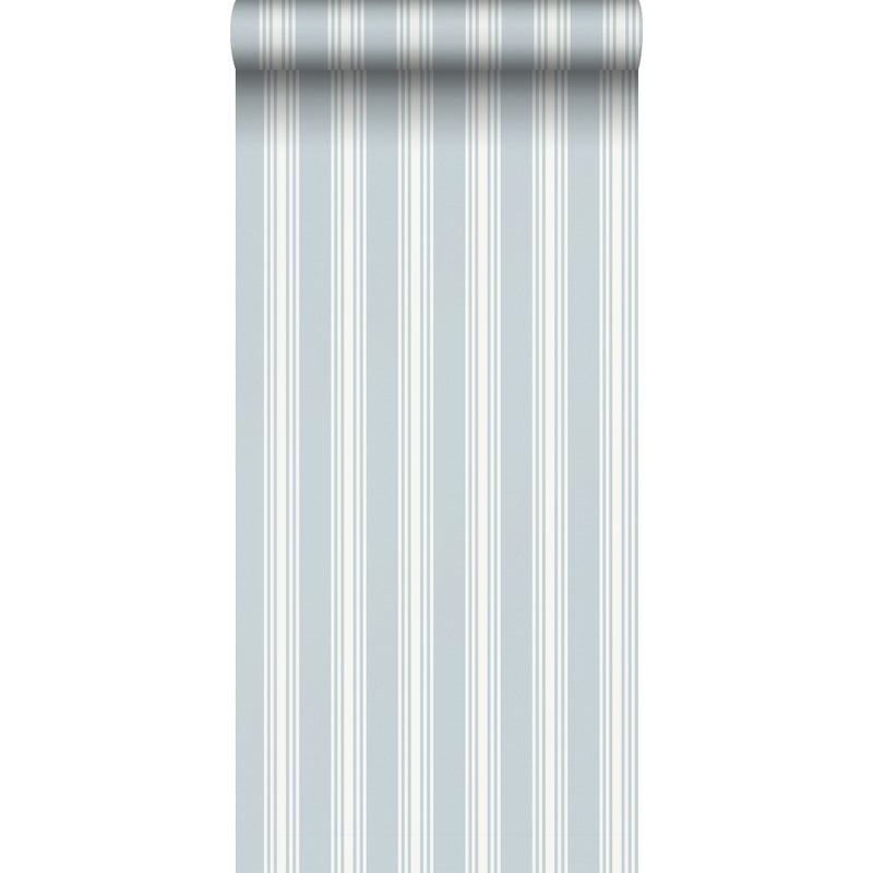 Tapeta paski niebieskim - 53 cm x 10.05 m - BORASTAPETER