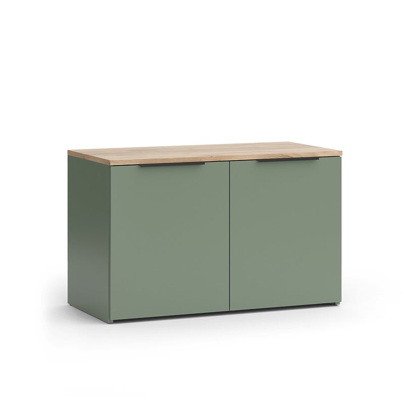 Vicco Kredens Wido, Zielony, 80 x 50 cm z 2 drzwiami