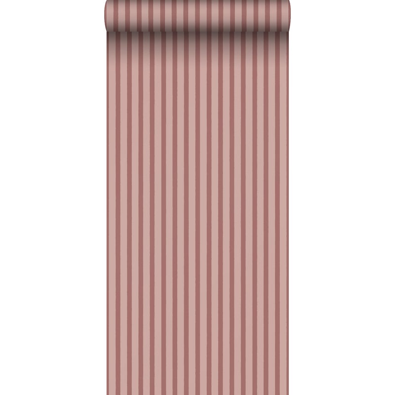 Tapeta paski terakoty różowej - 50 x 900 cm - SANDERS & SANDERS