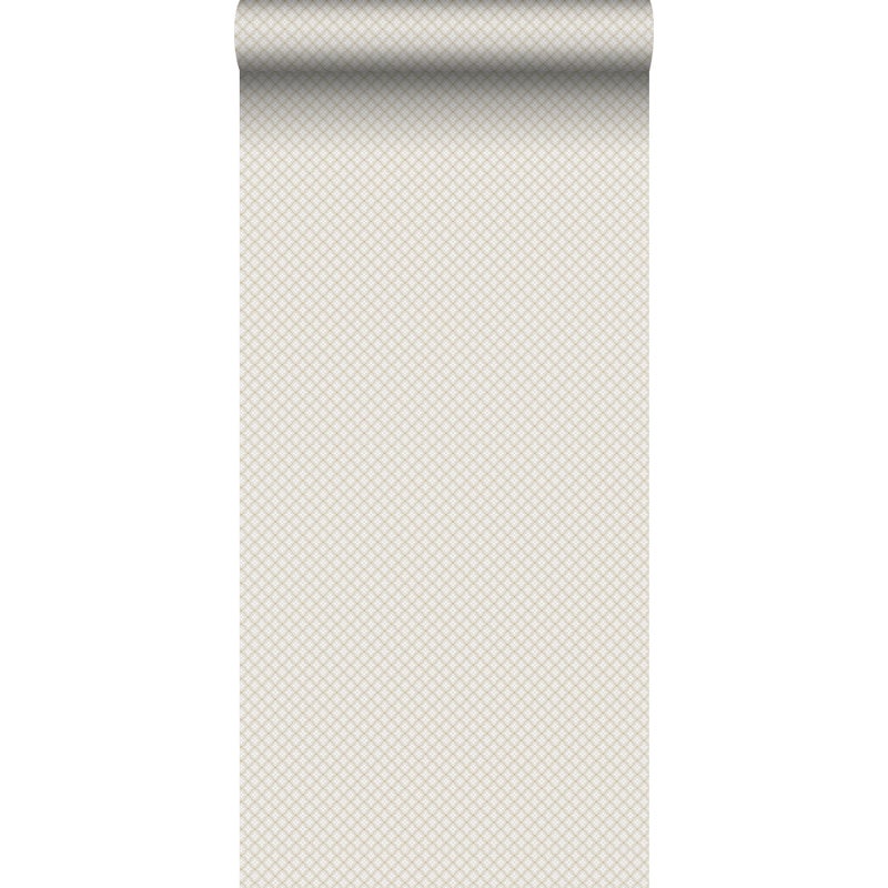 Tapeta zabytkowe kwiaty beżowym - 53 cm x 10.05 m - BORASTAPETER