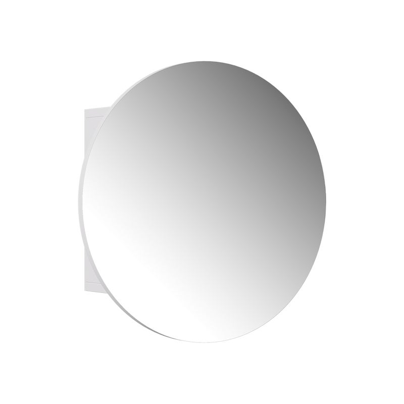 Vicco Szafka z lustrem w łazience Loki, Biały, 50 x 50 cm z 2 przegrodami