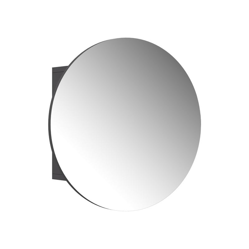 Vicco Szafka z lustrem w łazience Loki, Antracyt, 50 x 50 cm z 2 przegrodami