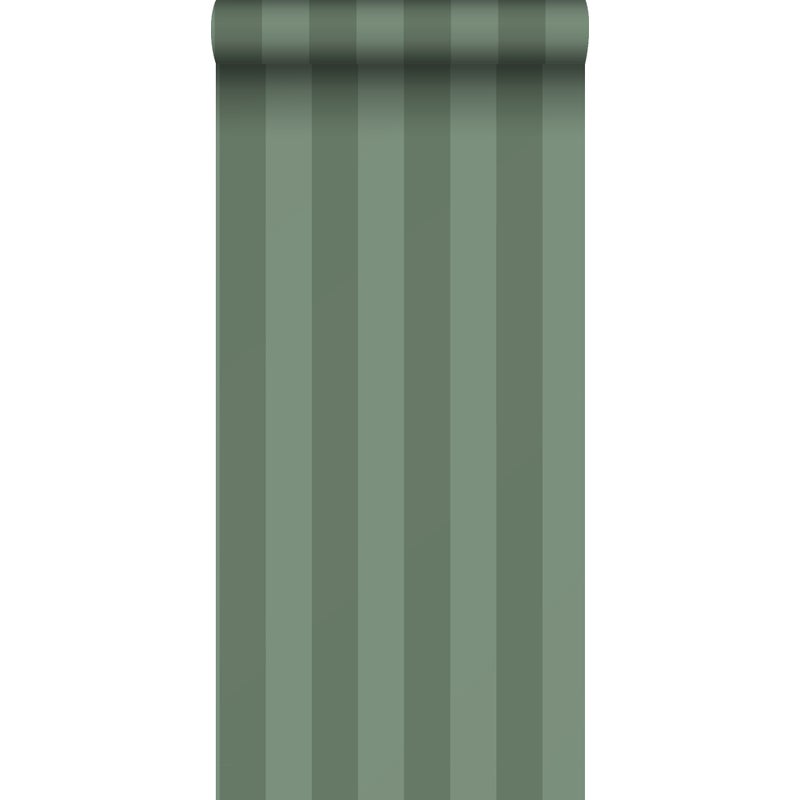 Tapeta paski zielonym - 50 x 900 cm - SANDERS & SANDERS