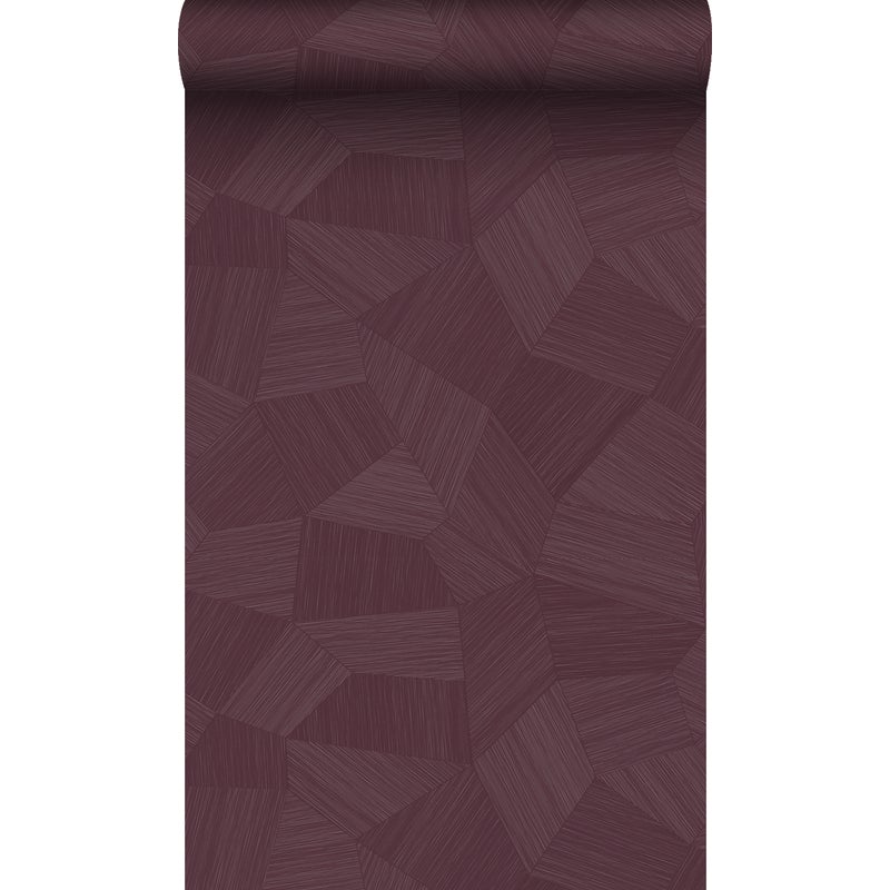 Tapeta graficzny motyw 3D bakłażanowym fioletowym - 50 x 900 cm - ORIGIN