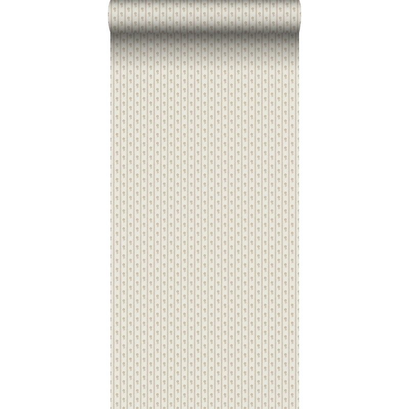 Tapeta kwiaty brązowym - 53 cm x 10.05 m - BORASTAPETER