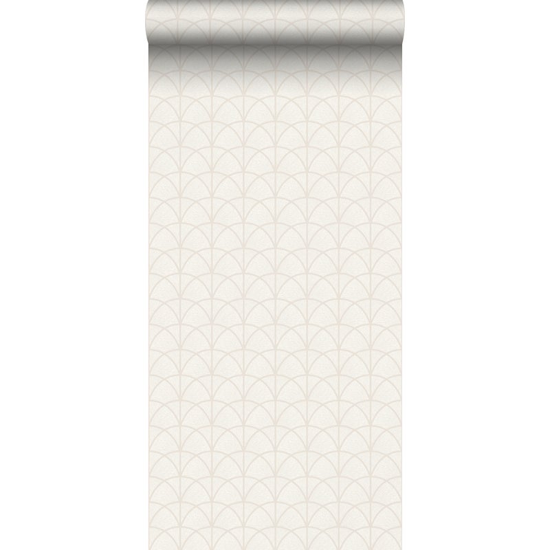 Tapeta motyw art déco beżowym - 53 cm x 10.05 m - BORASTAPETER