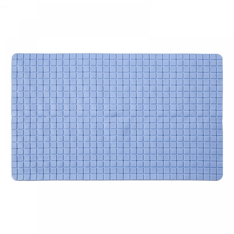 Mata antypoślizgowa pod prysznic, mata do wanny z przyssawką, odpowiednia do wanny i prysznica, 68 x 38 cm, niebieska