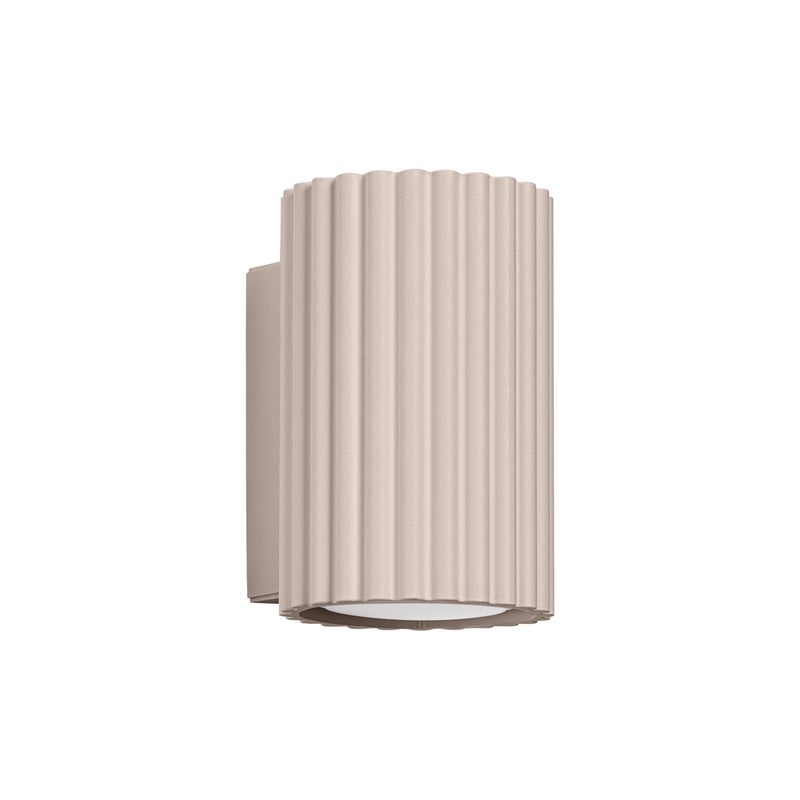 Kinkiet nowoczesny KARBON taupe 1xGU10x10W wym: 10x8,5x6,5 cm IP20 Sollux Lighting