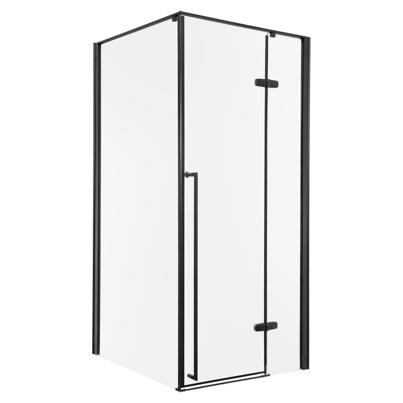 Kabina prysznicowa Long 80x80 BL szkło 6 mm czarny profil KERRA