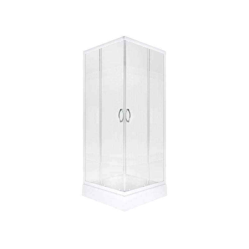 Kabina prysznicowa z brodzikiem Xenia SQ 80 WHITE KERRA