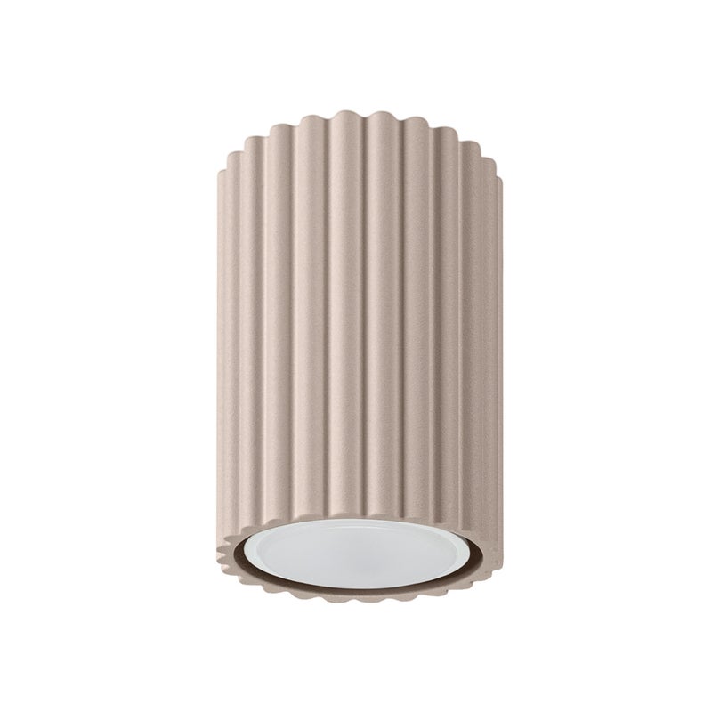 Reflektor sufitowy Spot KARBON taupe 1xGU10x10W wym: 10 x 6,5 x 6,5 cm IP20 Sollux Lighting