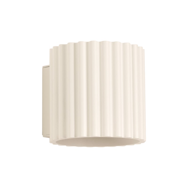 Kinkiet nowoczesny AURA beżowy 1xG9x10W wym: 10x10x12 cm IP20 Sollux Lighting