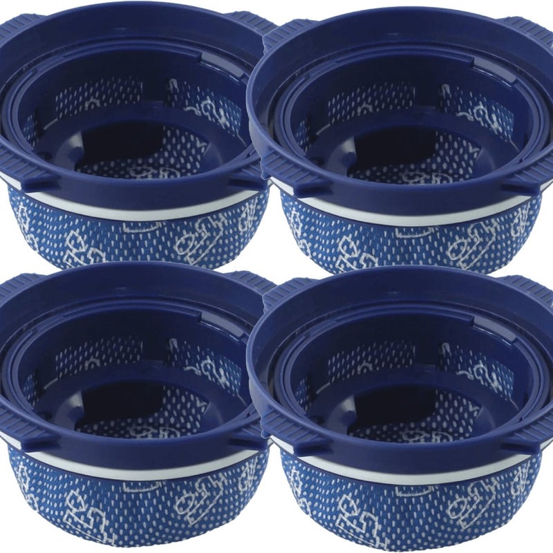 4 filtry kompatybilne z odkurzaczami Samsung Jet 60 70 70+ 75 75+ 90 - Zastępuje DJ9702649A - Zmywalny