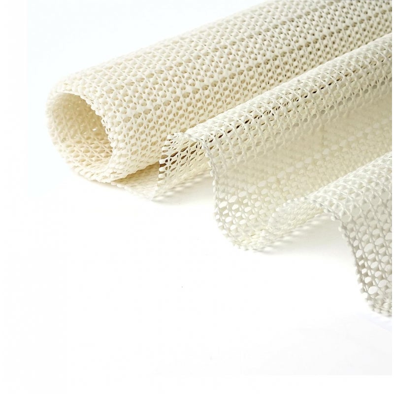 2 sztuki antypoślizgowej maty dywanowej, 80x200 cm, ochraniacz dywanu, łatwy do prania i przycinania, beżowy