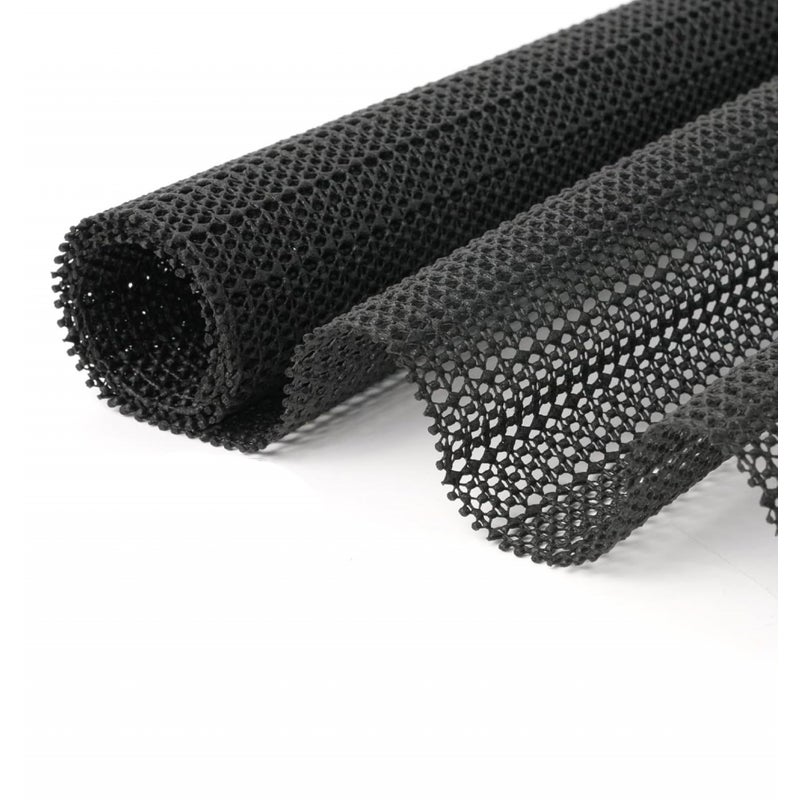 Mata antypoślizgowa dywanowa, 200x200 cm, ochrona dywanu, łatwa do prania i przycinania, czarna